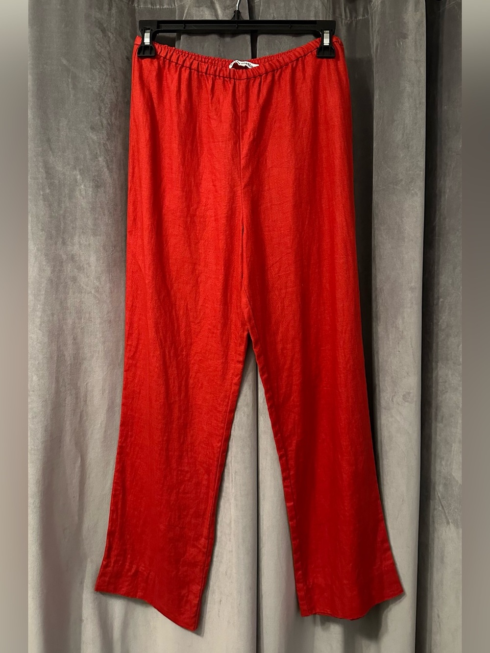 Reformation - Red Linen Pants